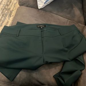 Eloquii trousers dark green